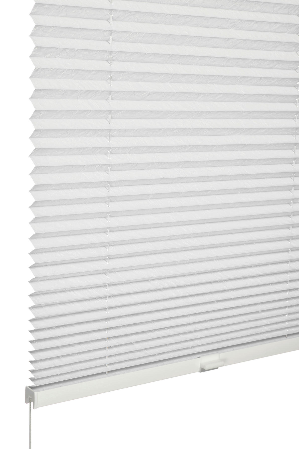 PLISSEE   40/130 cm    - Weiß, Basics, Textil (40/130cm) - Schöner Wohnen