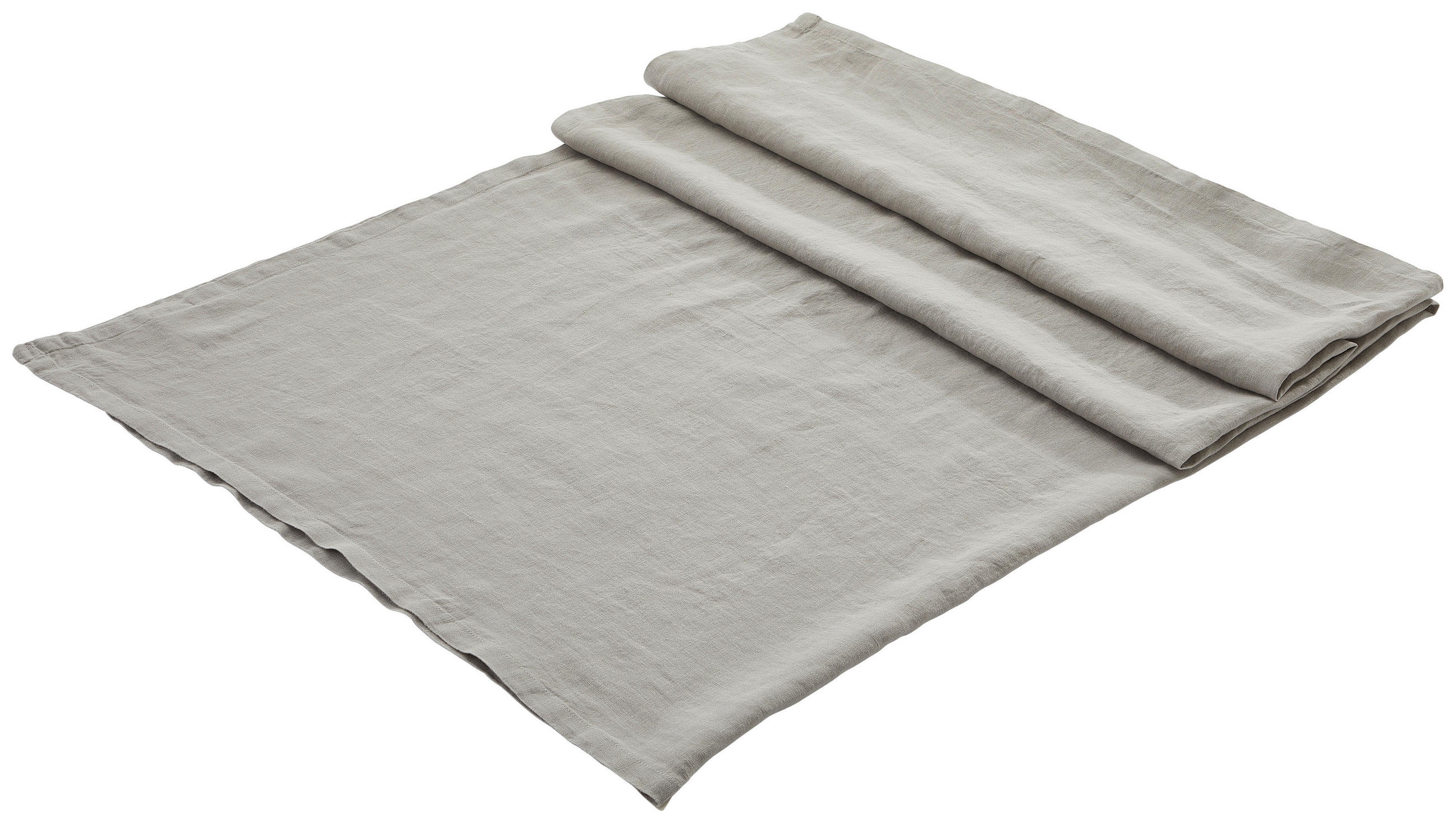 TISCHDECKE 140/180 cm - Hellgrau, Trend, Textil (140/180cm) - Ambiente