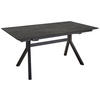 ESSTISCH in Metall, Holzwerkstoff 180/95/76 cm   - Schwarz, Basics, Holzwerkstoff/Metall (180/95/76cm) - Celina Home