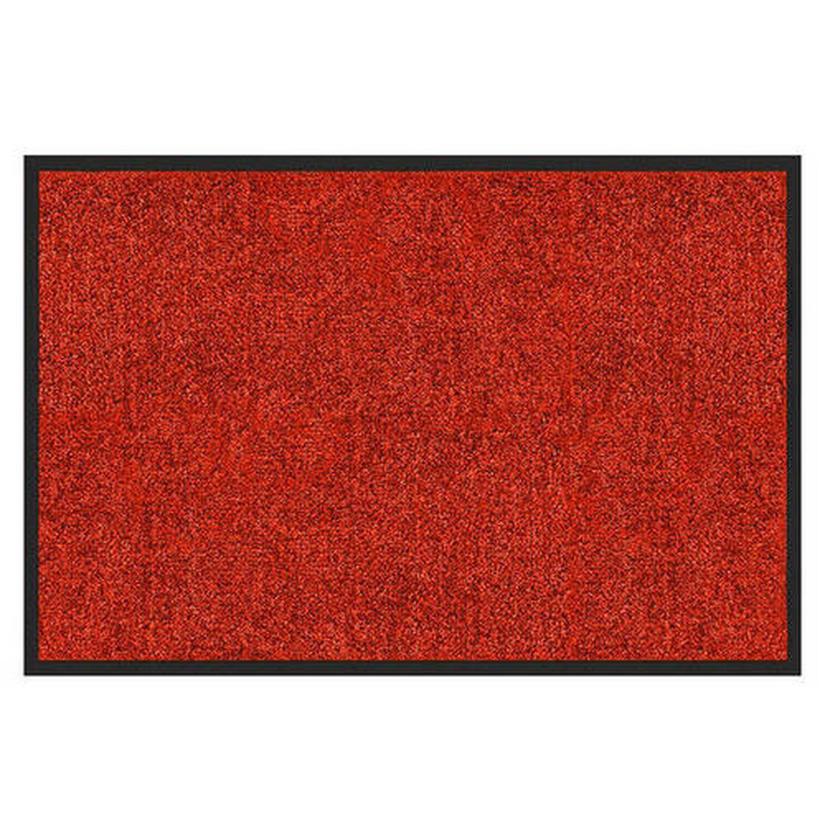 SCHMUTZFANGMATTE  90/120 cm  Rot  - Rot, KONVENTIONELL, Kunststoff/Textil (90/120cm) - Esposa