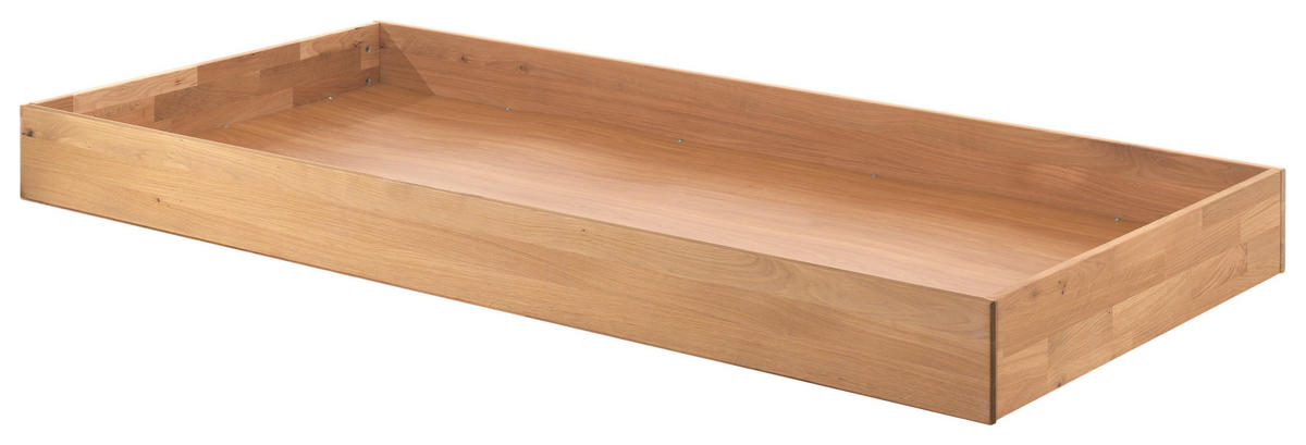 HAUSBETT Rollrost, Bettschublade 90/200 cm  - Eichefarben/Naturfarben, MODERN, Holz (90/200cm) - Vipack