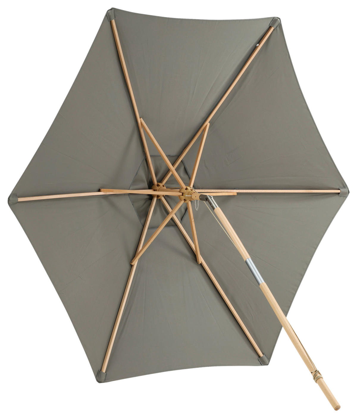SONNENSCHIRM 250 cm  - Grau, KONVENTIONELL (250/232cm) - Gardenson