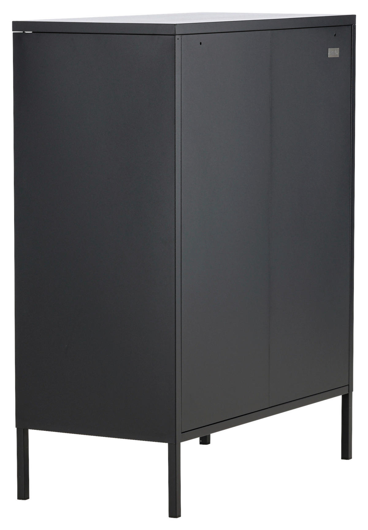 SIDEBOARD  in 80/101.5/40 cm  - Schwarz, Design, Metall (80/101.5/40cm) - Livetastic