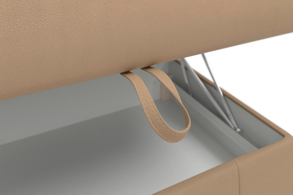 SEDACIA SÚPRAVA, textil, koža, cappuccino - farba duba/cappuccino, Basics, koža/drevo (163/308/212cm) - Sit & More