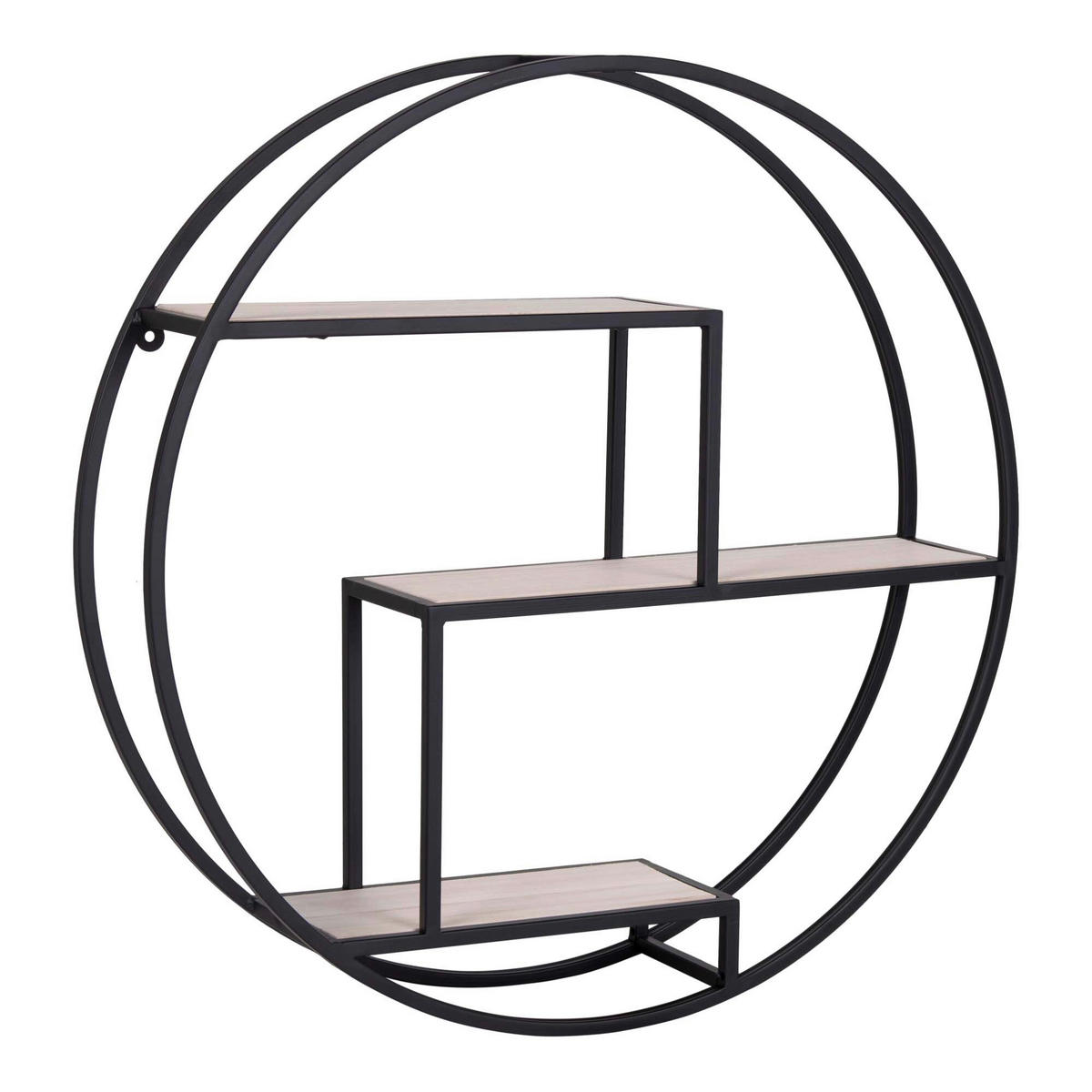 WANDREGAL 62/14/62 cm  - Schwarz, Design, Metall (62/14/62cm)