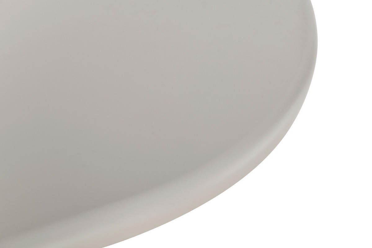 ESSTISCH 200/100/75 cm Nachbildung  Holzwerkstoff oval Greige  - Greige, Design, Holzwerkstoff (200/100/75cm) - Milino