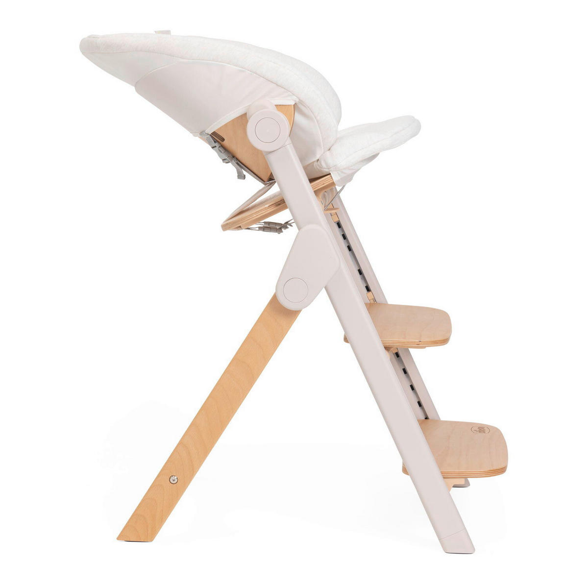 HOCHSTUHL Meraviglia Buchefarben, Hellgrau Fossil/Buche  - Buchefarben/Hellgrau, Basics, Holz/Kunststoff (44/63-83/55cm) - Chicco