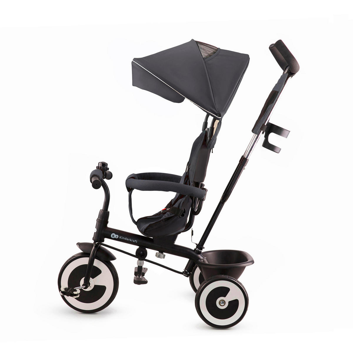 DREIRAD Aston  - Grau, Basics, Kunststoff/Metall (94/105/50cm) - kinderkraft