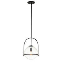 HÄNGELEUCHTE 28.9/50.3 cm    - Schwarz, Design, Glas/Metall (28.9/50.3cm) - Elstead Lighting