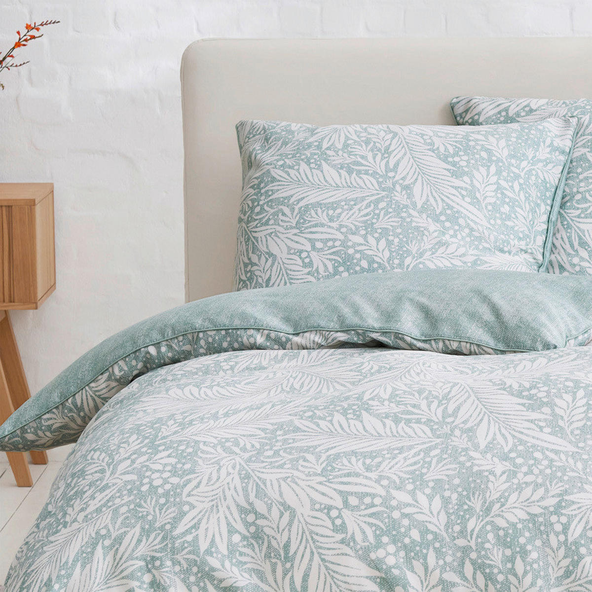WENDEBETTWÄSCHE E-Victoria Satin 155/220 cm  - Türkis/Salbeigrün, Basics, Textil (155/220cm) - Esprit