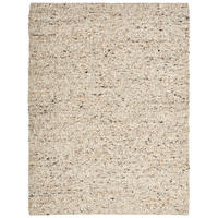 HANDWEBTEPPICH Wohnzimmer 70/130 cm Tricort Naturfarben rechteckig  - Naturfarben, Basics, Textil (70/130cm) - Linea Natura