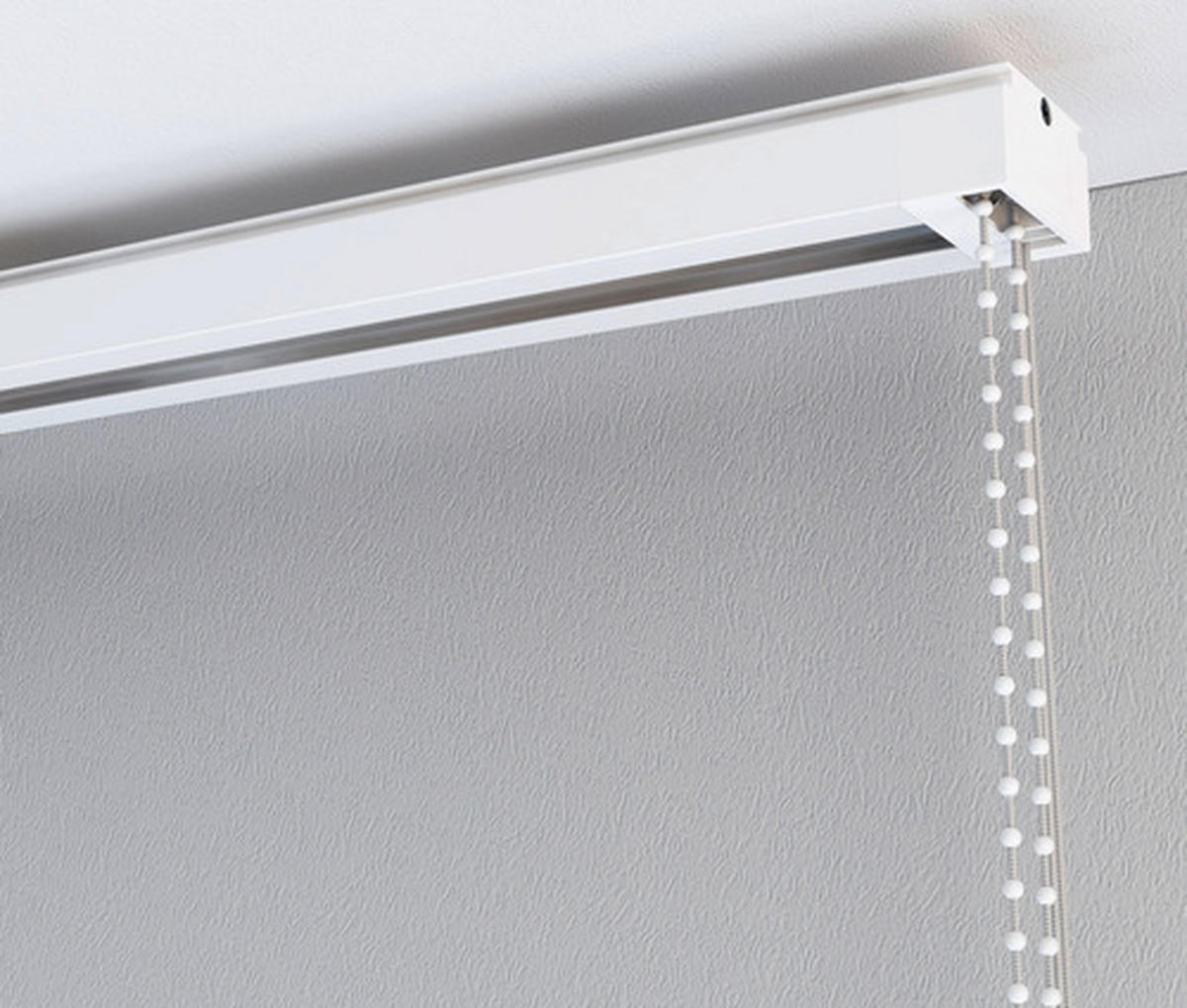VERTIKALSCHIENE 250 cm  - Weiß, Basics, Kunststoff (250cm) - Homeware