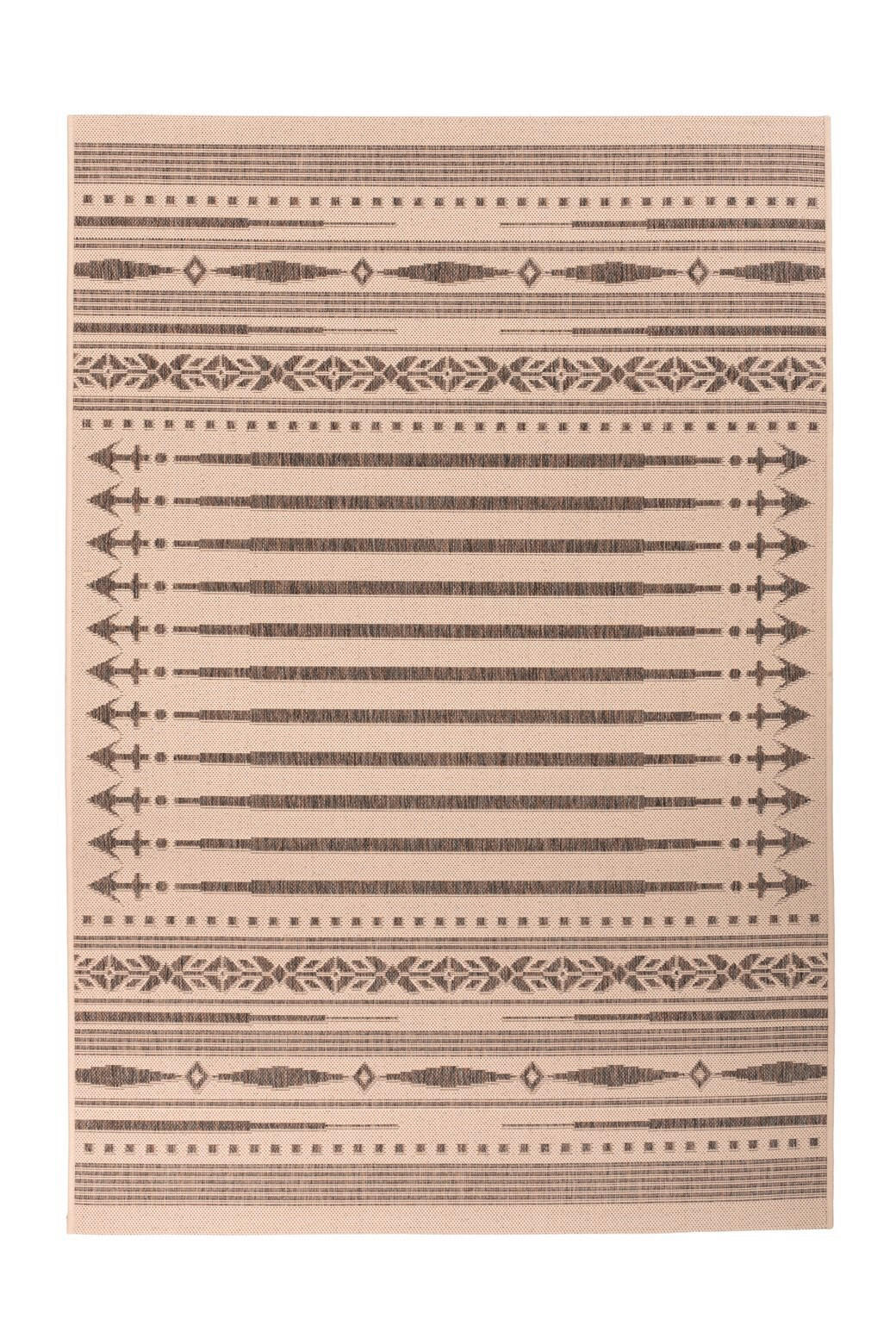 LÄUFER 80/150 cm Splash 225 Creme / Braun Braun, Creme  - Creme/Braun, KONVENTIONELL, Textil (80/150cm)
