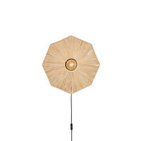 SVJETILJKA ZIDNA  - svijetlo smeđa, Basics, prirodni materijali (45/7cm) - Good & Mojo