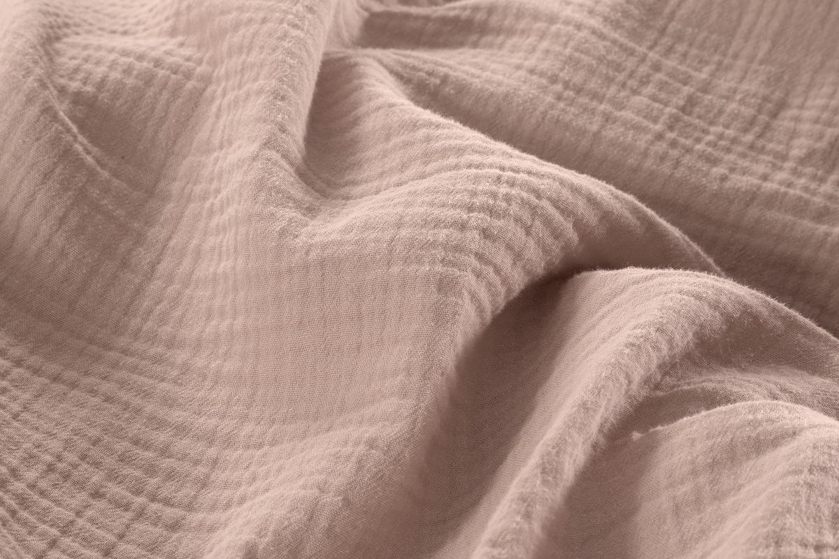 BETTWÄSCHESET Musselin 160/210 cm  100 cm/65 cm  - Beige, Basics, Textil (160/210cm) - Esposa