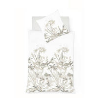 BETTWÄSCHE Provence Cassis Leinenoptik 155/200 cm  - Beige, Basics, Textil (155/200cm) - Fleuresse