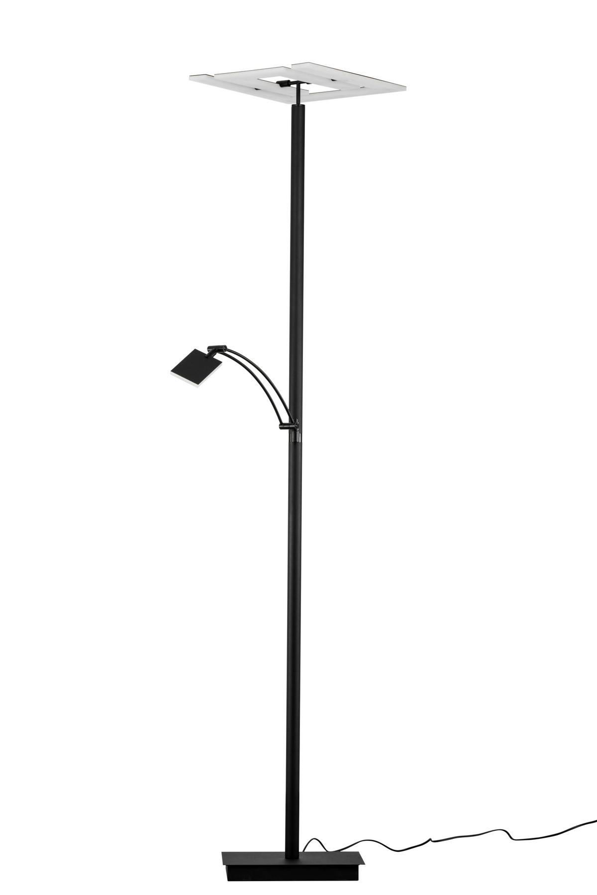 LED-DECKENFLUTER Niko 35/180 cm  - Schwarz, KONVENTIONELL, Kunststoff/Metall (35/180cm) - Dieter Knoll