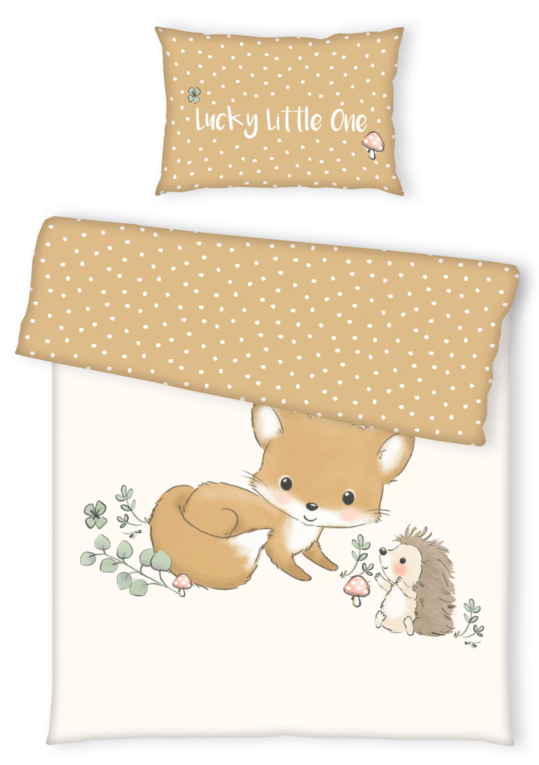 BABYBETTWÄSCHE 100/135 cm  - Multicolor/Braun, Basics, Textil (100/135cm) - Herding