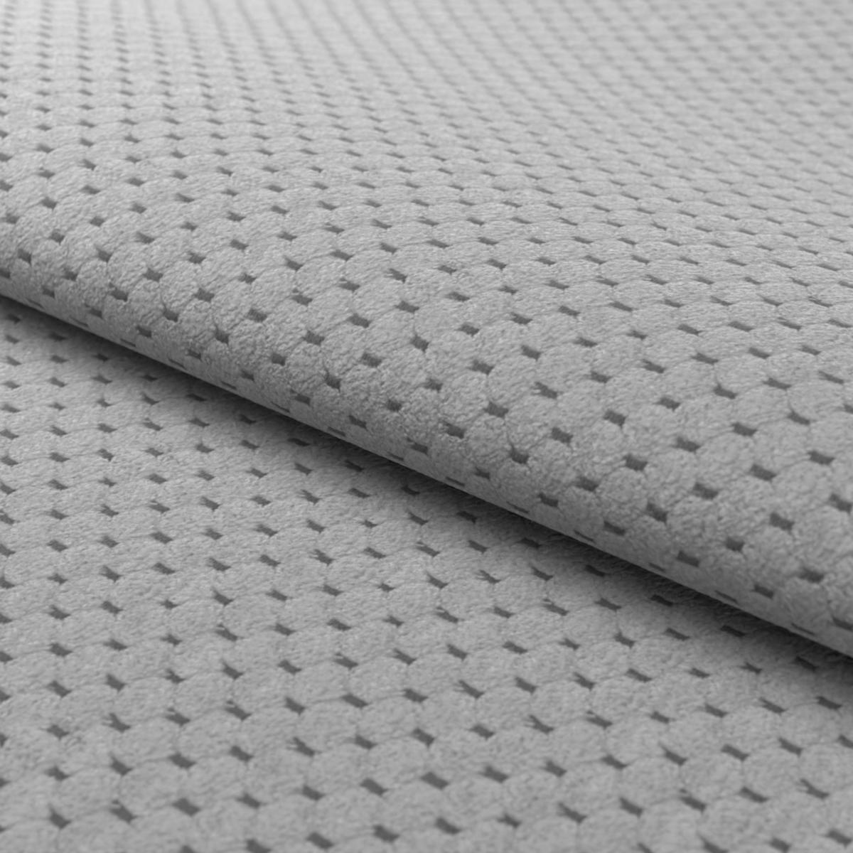 ECKSOFA Hellgrau Chenille  - Chromfarben/Hellgrau, KONVENTIONELL, Textil/Metall (234/312cm) - Livetastic