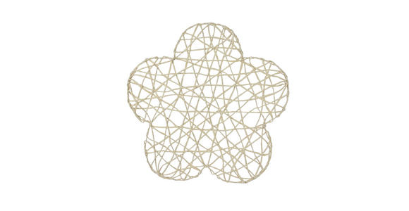 PLATZDECKCHEN Papier Beige - Beige, Trend, Papier (42/40/0,2cm) - Ambia Home