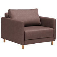 FEKVŐFOTEL textil barna  - natúr színű/barna, Konventionell, műanyag/textil (89/79/94cm) - Cantus