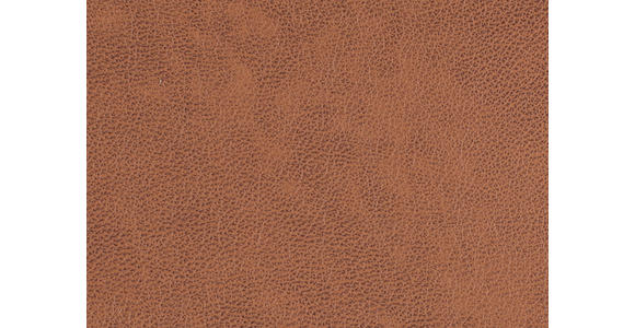 2-SITZER-SOFA  in Echtleder Cognac   - Eichefarben/Cognac, Natur, Leder/Holz (182/86/87cm) - Valnatura