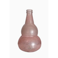 VÁZA  - világos rózsaszín, Basics, üveg (45cm)