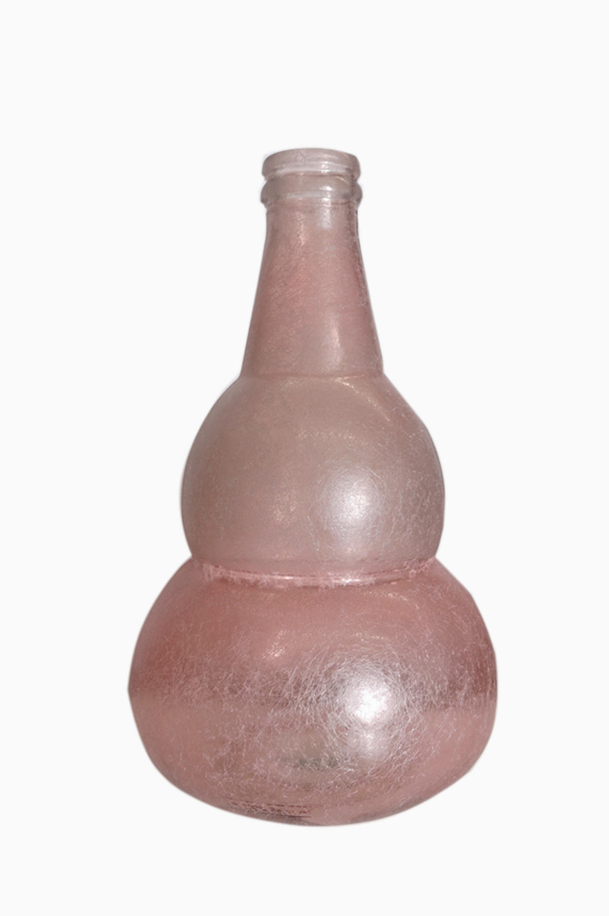 VÁZA  - világos rózsaszín, Basics, üveg (45cm)