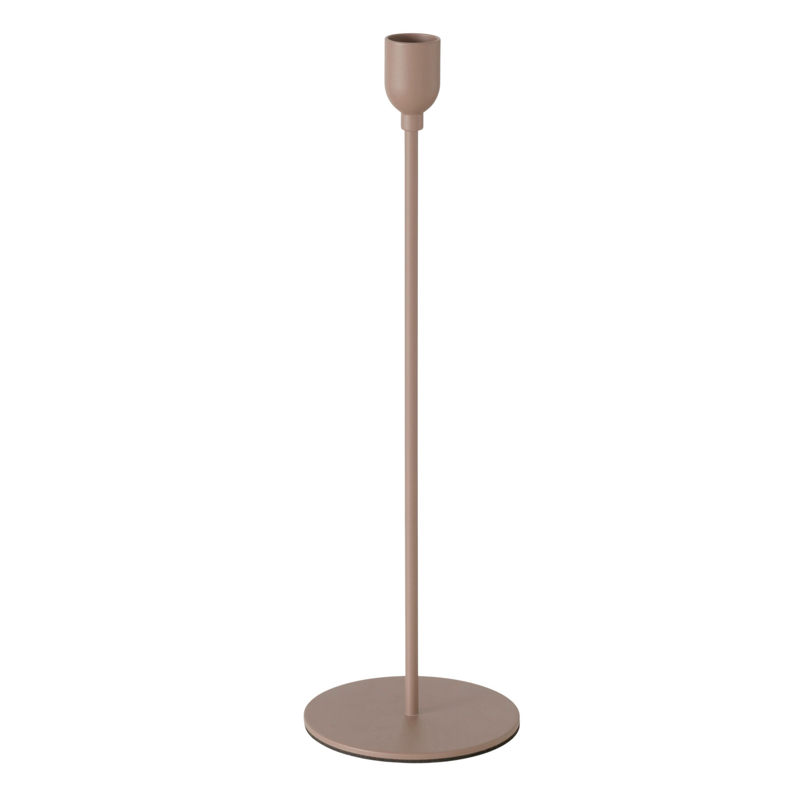 KERZENHALTER - Taupe, Trend, Metall (10/33cm) - Ambia Home