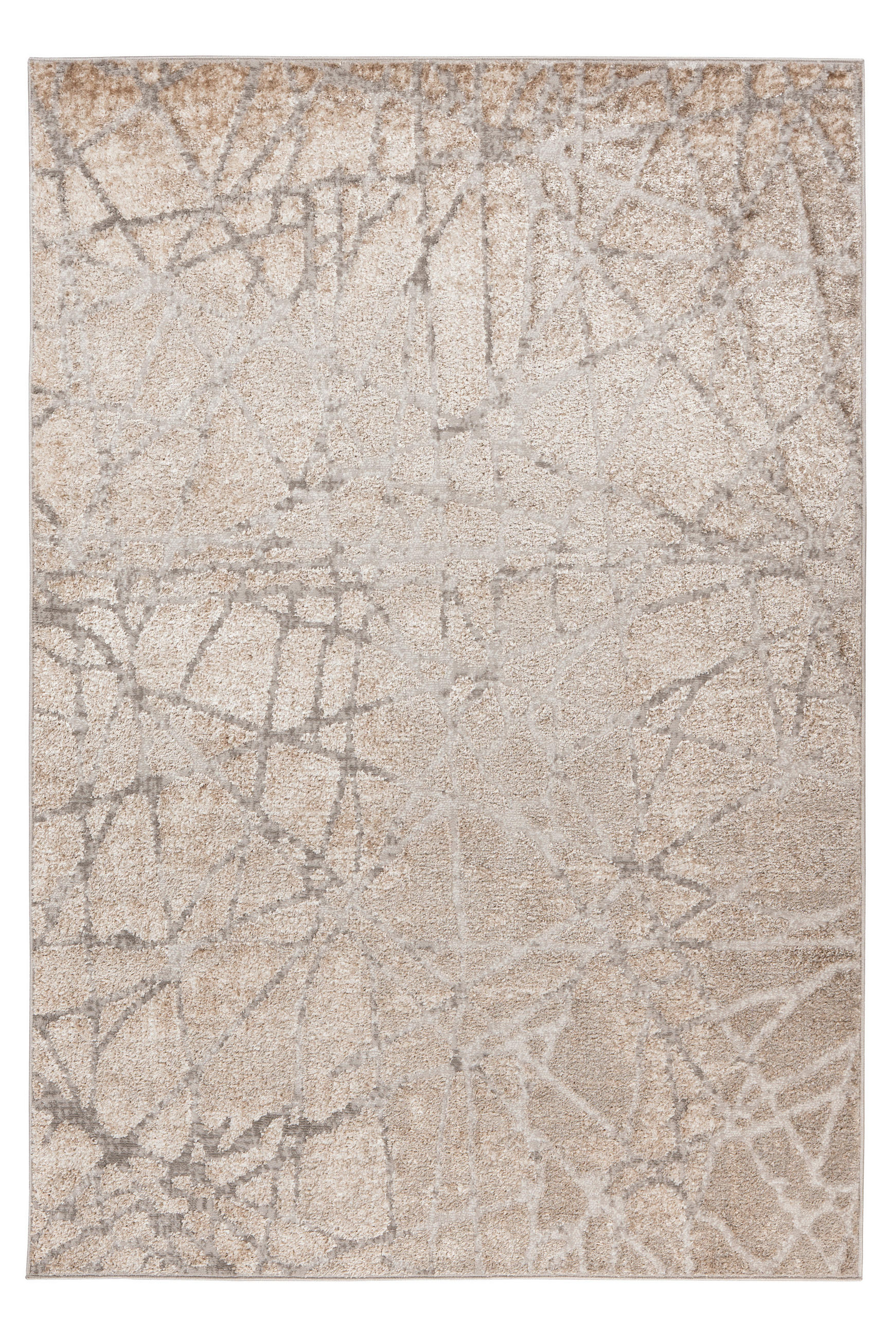 SZŐTT SZŐNYEG   - bézs/ezüstszínű, Basics, műanyag/textil (120/170/1,1cm)