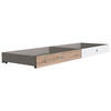 BETTKASTENSET  in Weiss, Eiche San Remo  - Weiss/Eiche San Remo, Konventionell, Holzwerkstoff (100/16/60cm) - Carryhome