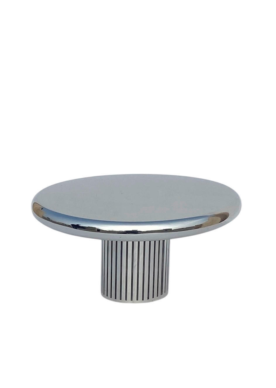 Ambia Home Tortenteller Silber 15 cm