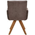 ARMLEHNSTUHL in Holz, Textil Taupe  - Taupe/Wildeiche, Design, Holz/Textil (59/87/62cm) - Johann Jakob