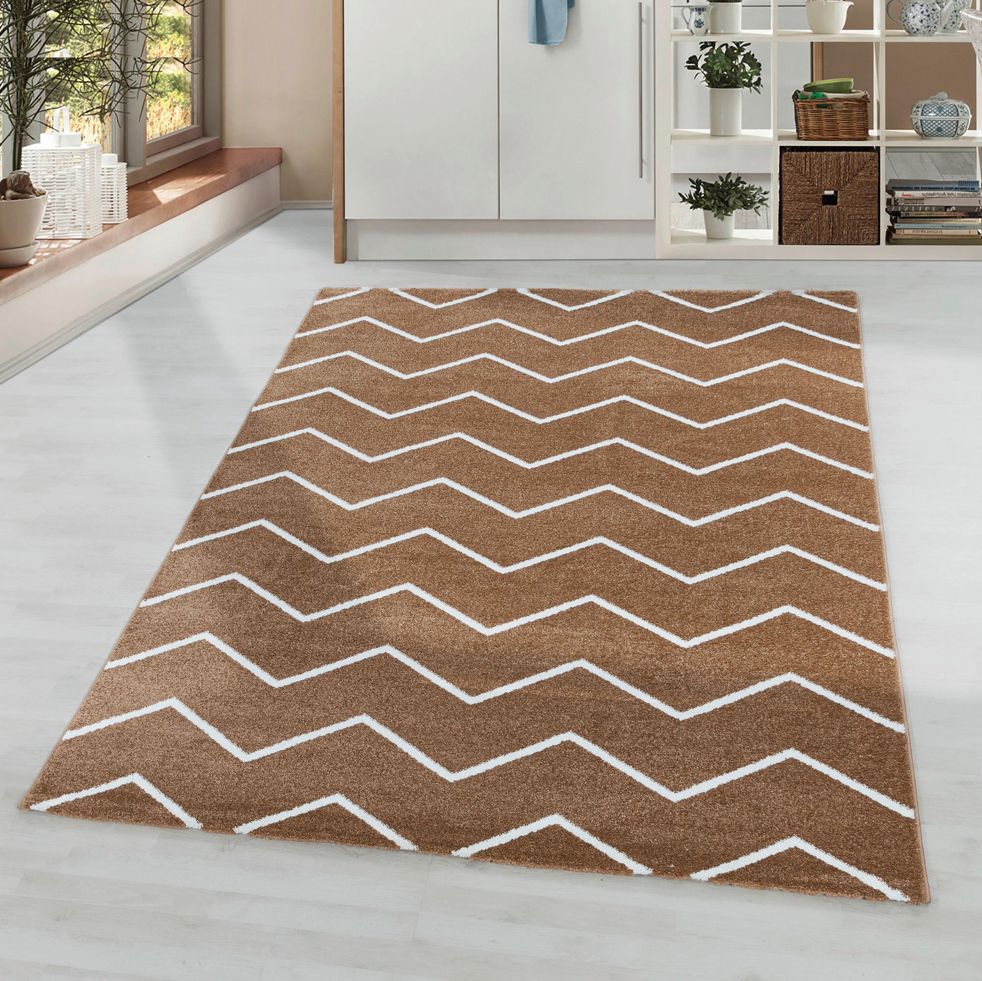 RYAMATTA 140/200 cm Rio 4602 kupfer  - kopparfärgad, Basics, textil (140/200cm)