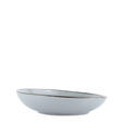GOURMETTELLER AQUA BLUE GRIGIO   23/19,5 cm  - Blaugrau, Trend, Keramik (23/19,5cm) - Novel
