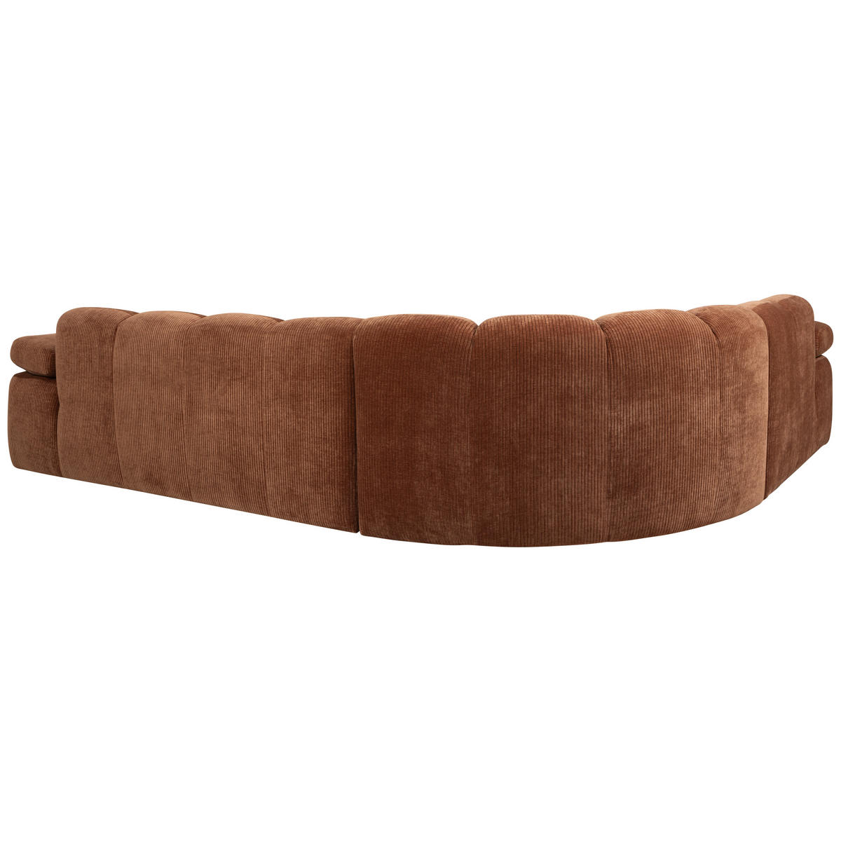 ECKSOFA Mojo Rostfarben gerippt  - Rostfarben, Design, Textil (230/310cm) - Livetastic