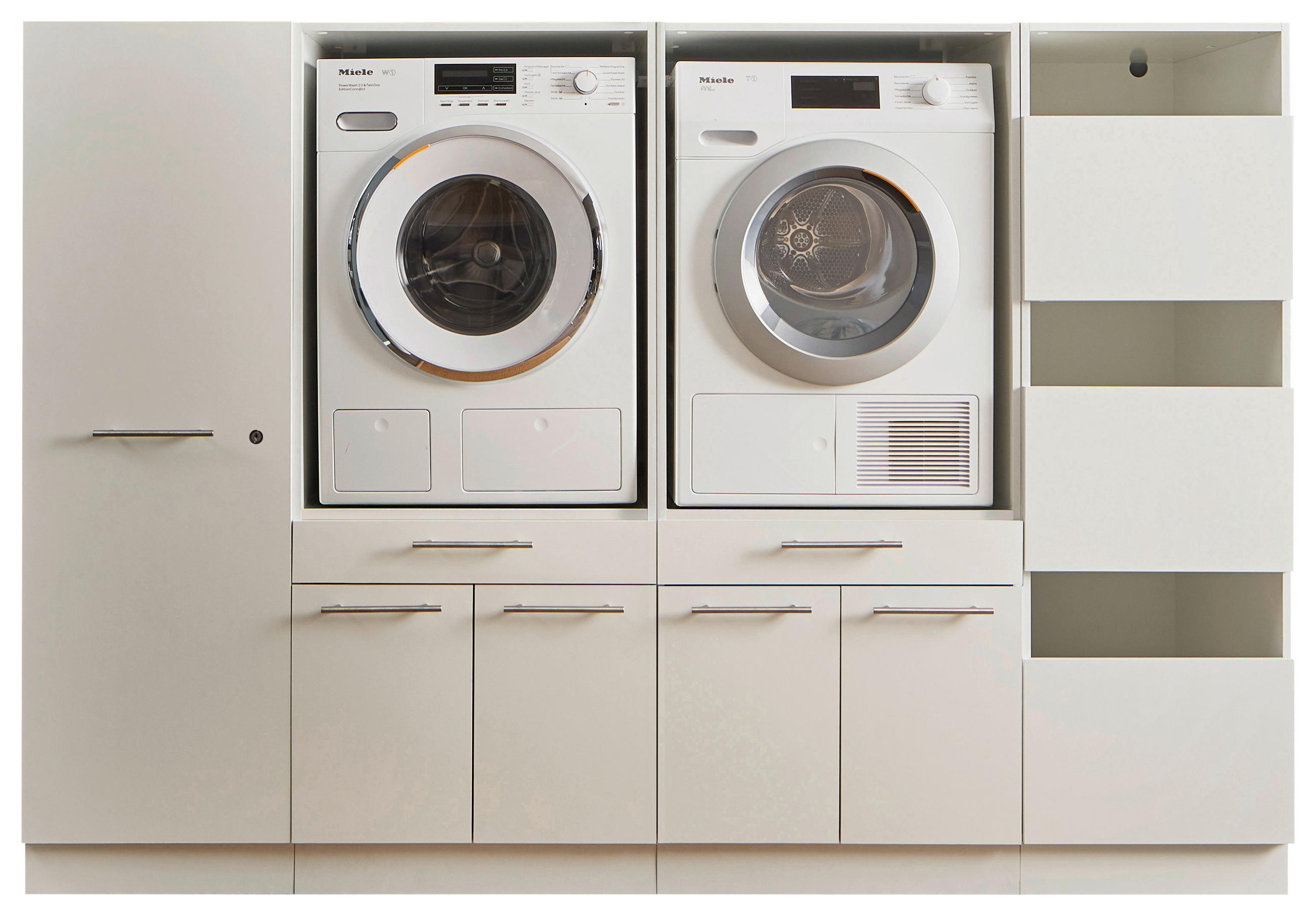 XXXLutz Hauswirtschaftsraum Laundreezy Weiß 235x162x67.5 cm