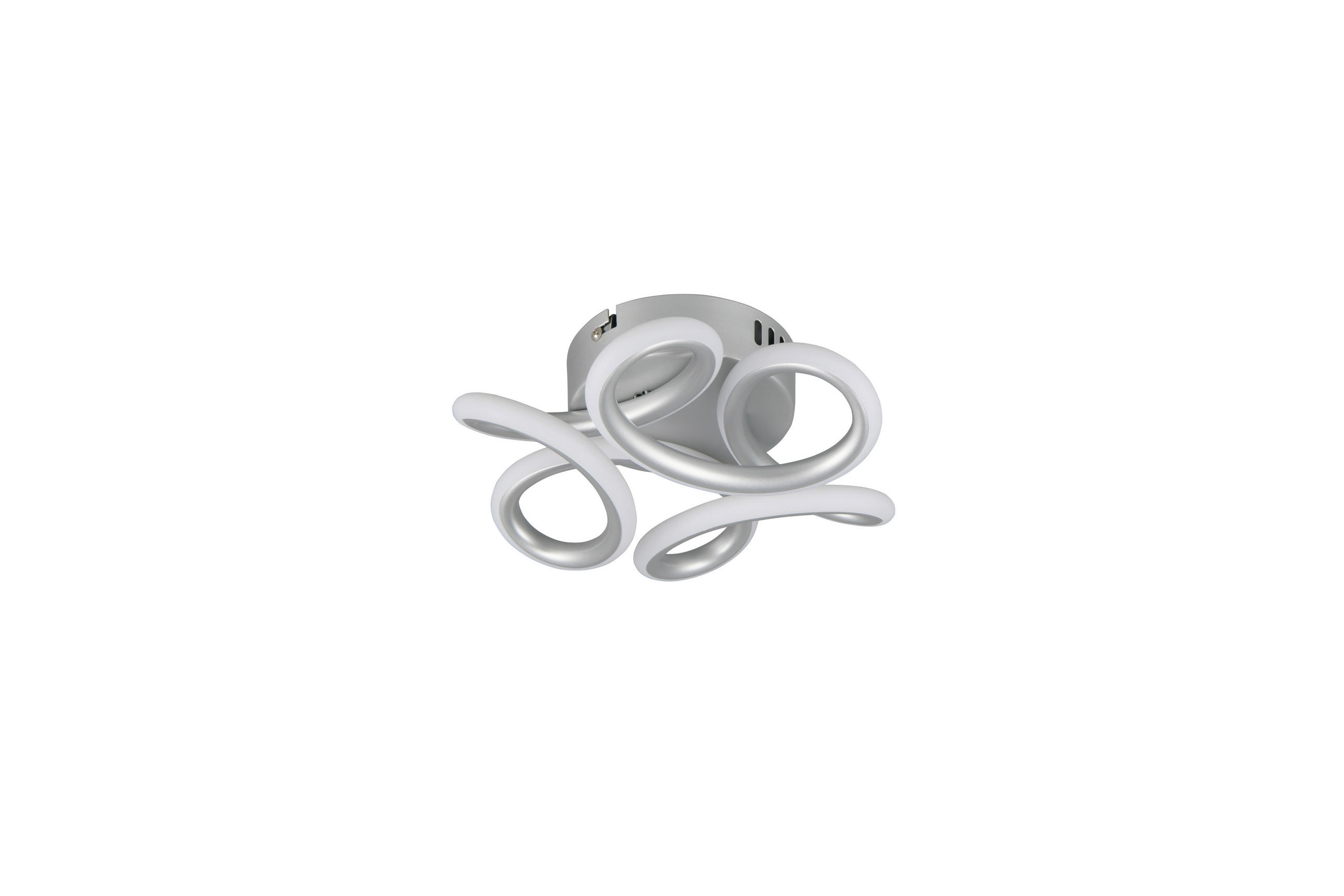 Novel Led-Deckenleuchte Torquay Silber 23x10x25 cm