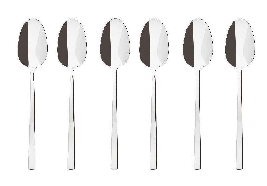 SET KAVNIH ŽLIČK  Rock kovina           - barve nerjavečega jekla, Basics, kovina (21/13/4cm) - Sambonet
