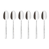 SET KAVNIH ŽLIČK  Rock kovina           - barve nerjavečega jekla, Basics, kovina (21/13/4cm) - Sambonet