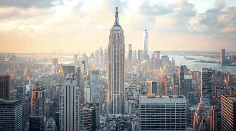 ALUMINIUMBILD Städte  - Multicolor, Basics, Metall (180/100/2cm) - Euroart