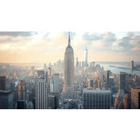 ALUMINIUMBILD Städte  - Multicolor, Basics, Metall (180/100/2cm) - Euroart