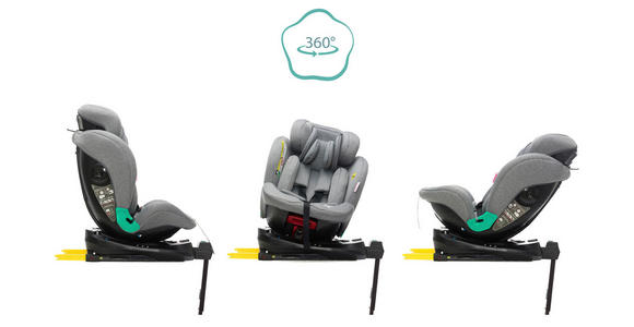 KINDERAUTOSITZ - Grau, Basics, Kunststoff/Textil (48/50/86cm) - My Baby Lou