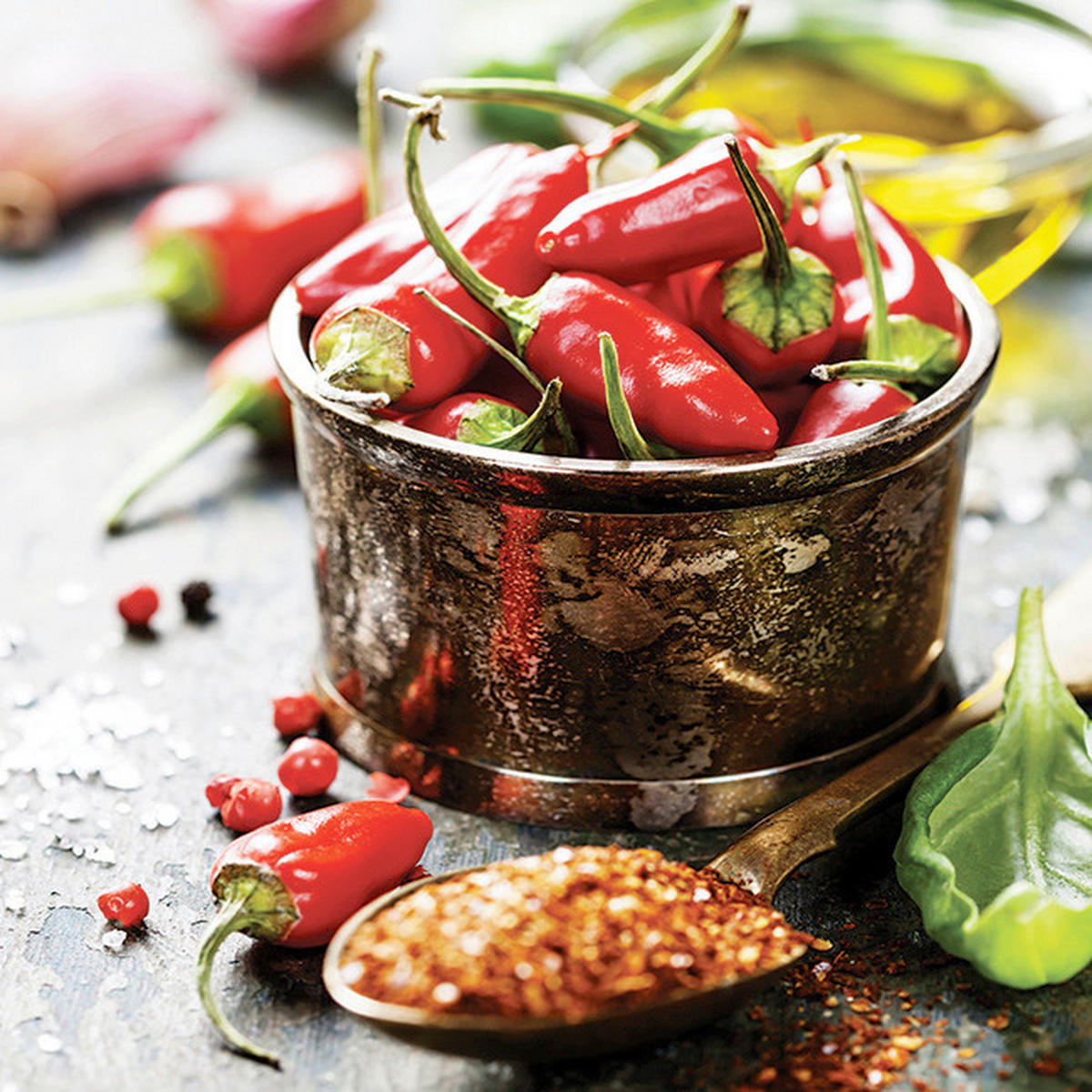 GLASBILD Essen & Trinken  - Multicolor, Natur, Glas (20/20/1,40cm) - Euroart