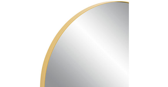 WANDSPIEGEL Goldfarben  - Goldfarben, Trend, Glas/Metall (60/60/3,5cm) - Xora