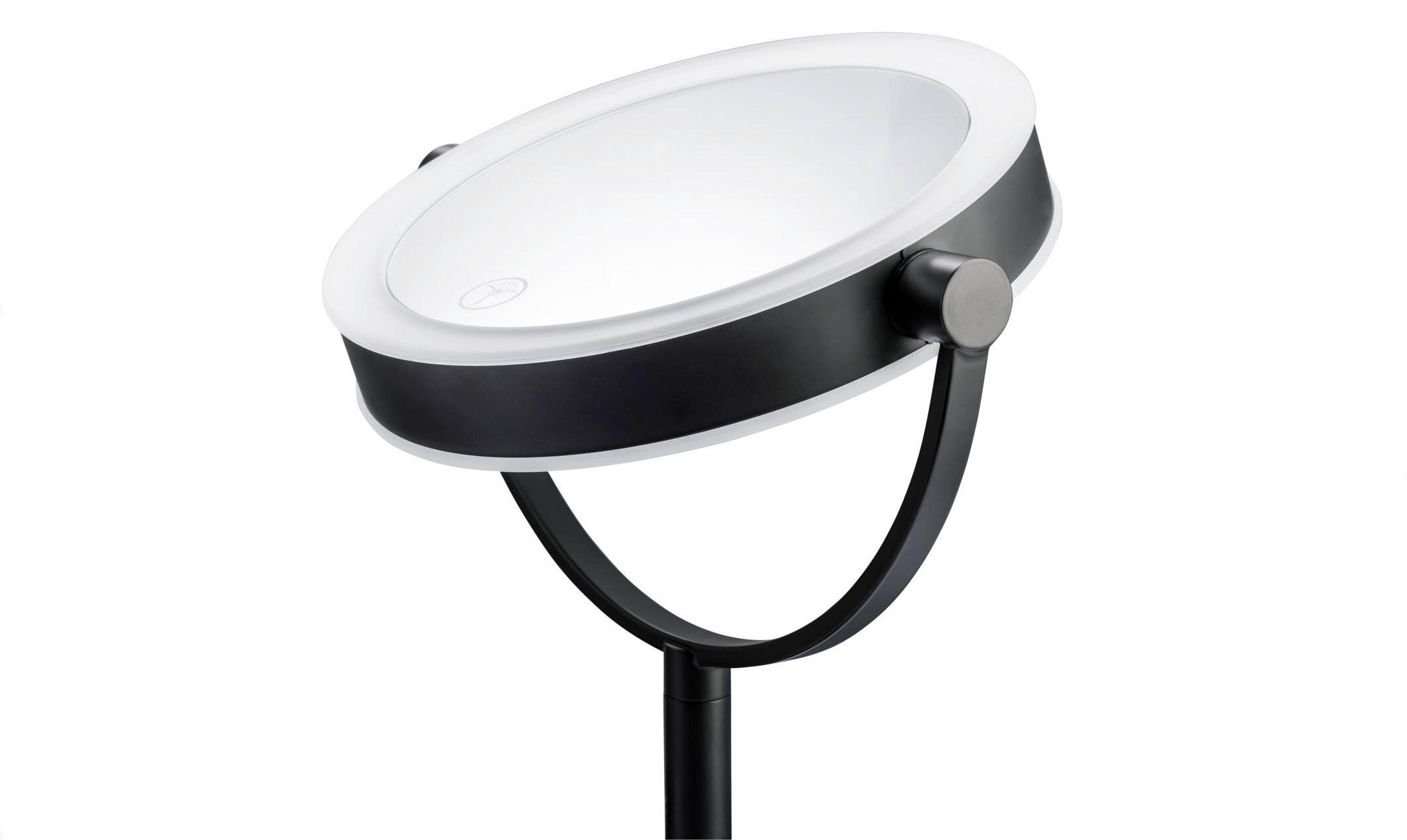 Thumbnail - Joop! Schminkspiegel Touch, Silber, Kunststoff, Glas, rund, 19x19x37 cm, Spiegel, Schminkspiegel