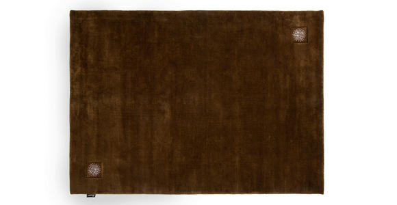 WOLLTEPPICH 170/240 cm Princess Svarowski Braun  - Braun, KONVENTIONELL, Textil (170/240cm) - Linea Natura