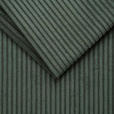 ECKSOFA inkl. Funktion Waldgrün Cord  - Waldgrün/Schwarz, Design, Kunststoff/Textil (248/146cm) - Xora