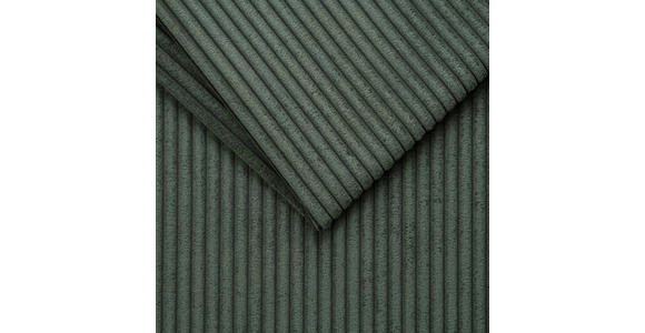 ECKSOFA inkl. Funktion Waldgrün Cord - Waldgrün/Schwarz, Design, Kunststoff/Textil (248/146cm) - Xora