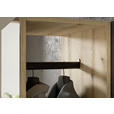 GARDEROBE  in 105/188/38 cm  - Eichefarben/Weiß, MODERN, Glas/Holzwerkstoff (105/188/38cm) - Xora